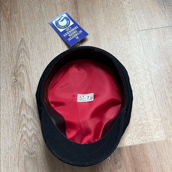 Handmade Authentic Greek Fisherman’s Cap Black NWT Size 7 1/8 - Picture 6 of 16